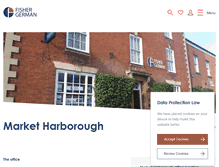 Tablet Screenshot of marketharborough.fishergerman.co.uk